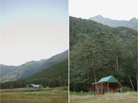camping at mt aspiring hut
