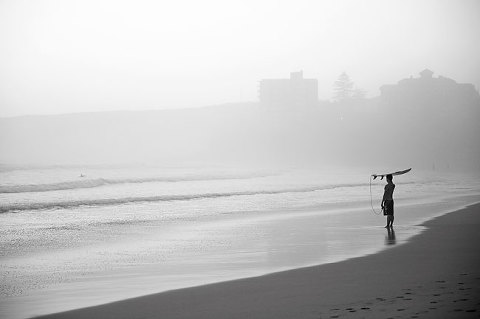 manly beach - impressionist photography