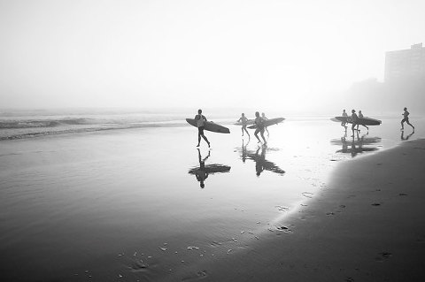 manly beach - impressionist photography