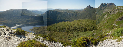 overland track, tasmania - cradle mountain from Marions Lookout