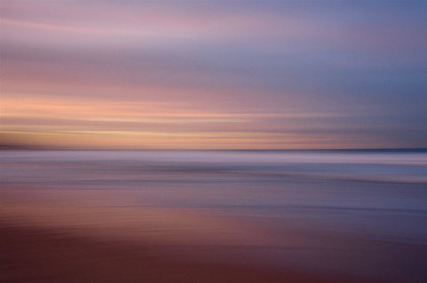 manly beach at sunset
